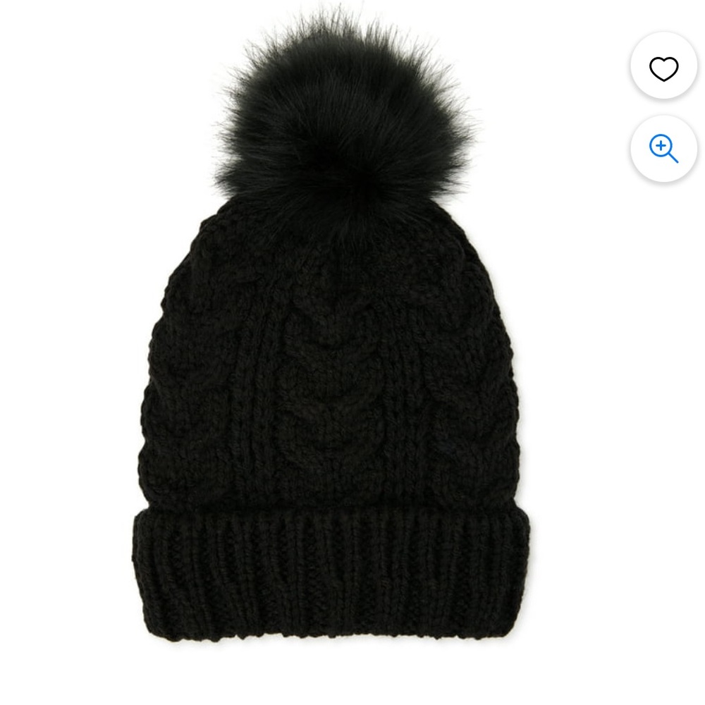 NWT black beanie